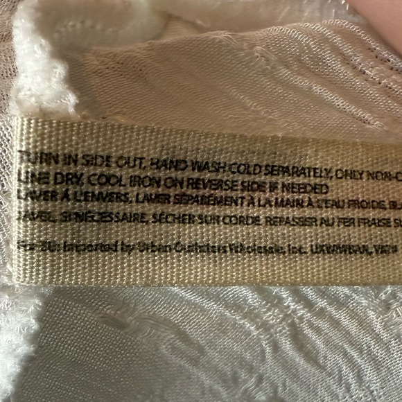 Free People Sweet On You Bias Half Slip Maxi Skirt Clean Ivory NWT Size Medium - Picture 6 of 7